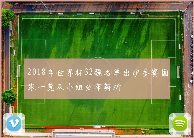 2018年世界杯32强名单出炉参赛国家一览及小组分布解析